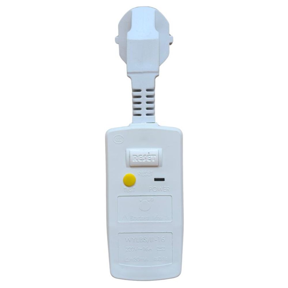Întrerupător cu protecție, UZO (ELCB plug), 220V-16A